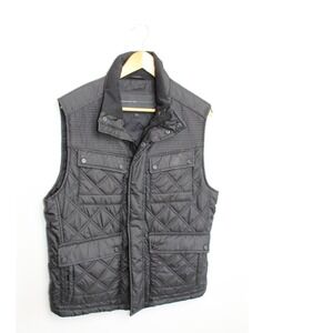 Marc New York by Andrew Marc Quilted Vest Black Mens Size M